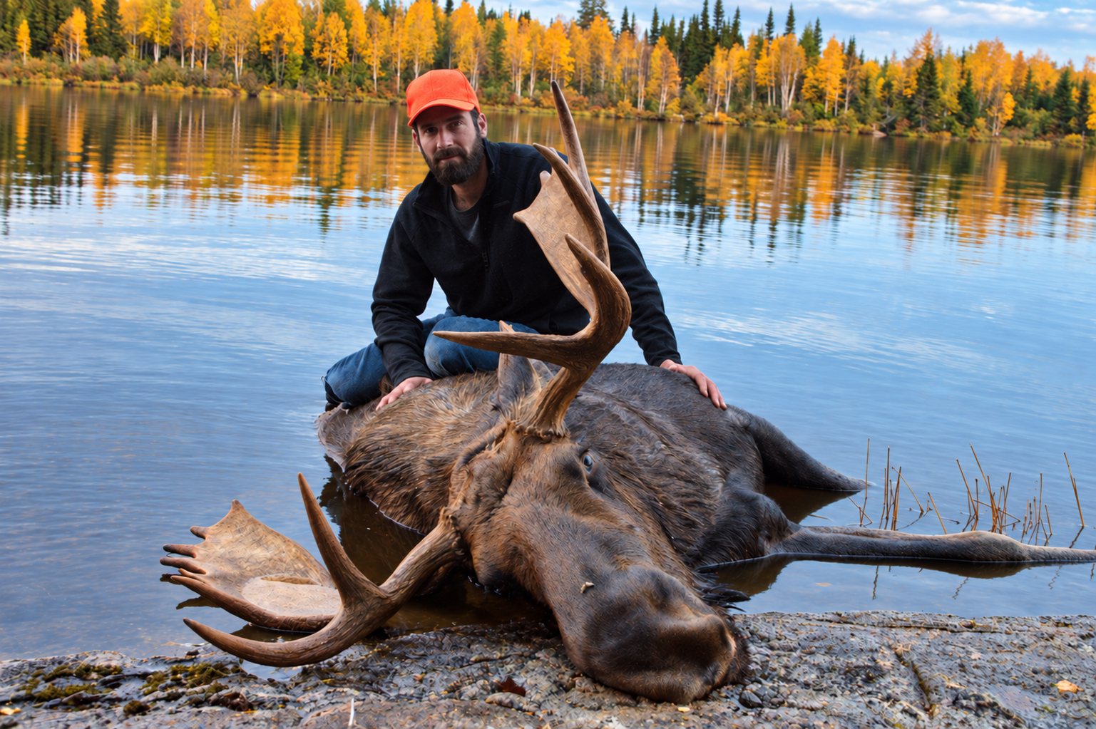 Northwestern Ontario moose hunting outpost